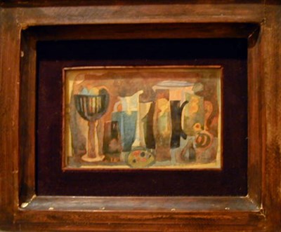 Lot 41 - Climent STILL LIFE WITH JARS AND FRUIT Signed...