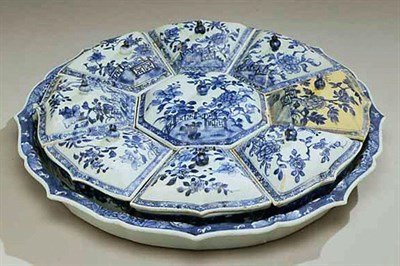 Lot 13 - Chinese Export Blue and White Porcelain...