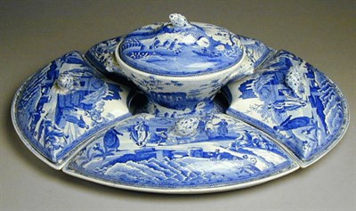 Lot 59 - Spode Blue and White Porcelain Supper Set...
