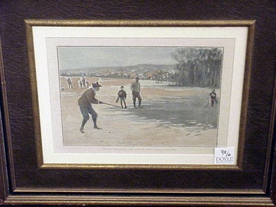 Lot 126 - After A.B. Frost WINTER GOLF Color...