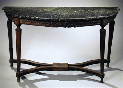 Lot 14 - Louis XVI Oak Console Late 18th century The...