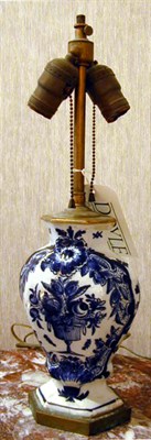 Lot 100 - Pair of Dutch Delft Porcelain Vases Early 18th...