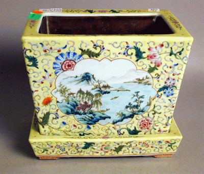 Lot 49 - Pair of Chinese Famille Rose Jardinieres on...