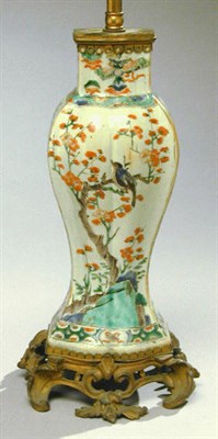 Lot 92 - Chinese Famille Verte Porcelain Vase Of...