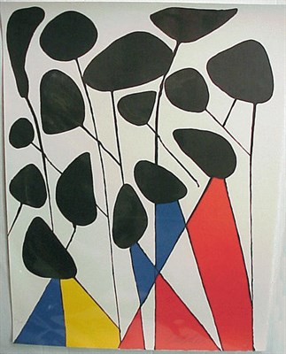 Lot 47 - Alexander Calder LES FLEURS II Color...