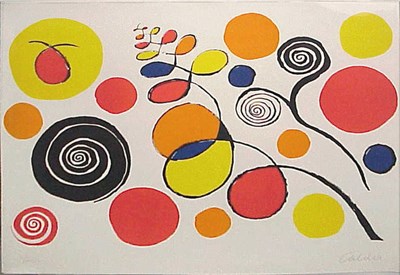 Lot 45 - Alexander Calder MUSICAL VARIATIONS Color...