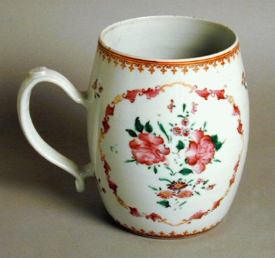 Lot 42 - Two Chinese Export Porcelain Mugs One of...