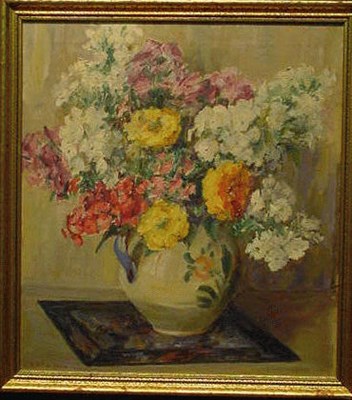 Lot 59 - Grace Merrill Ruckman American, b. 1873 FLORAL...