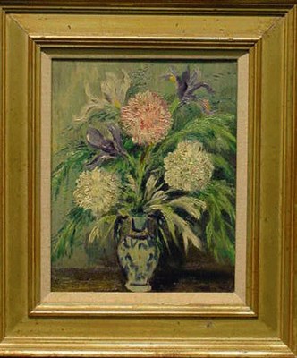 Lot 16 - Eliot Candee Clark American, 1883-1980 IRISES...