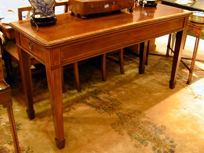 Lot 149 - Edwardian Inlaid Mahogany Console