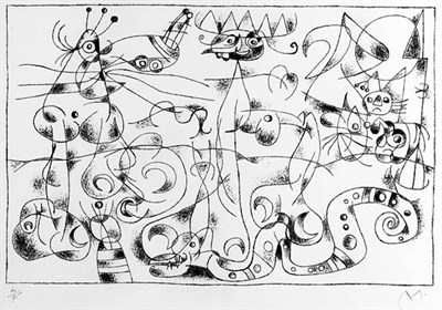 Lot 151 - Joan Miró UBU ROI (M. 469) Lithograph, 1966,...