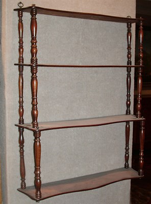 Lot 318 - George III Mahogany Hanging Shelf Early 19th...