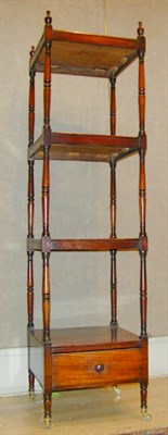 Lot 414 - George III Mahogany Whatnot Early 19th century...