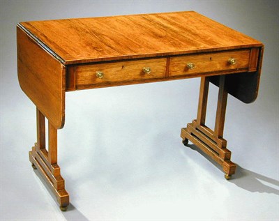 Lot 467 - Regency Inlaid Rosewood Sofa Table Early 19th...