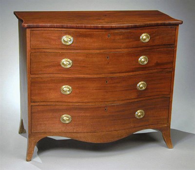 Lot 405 - George III Mahogany Chest of Drawers Late 18th...