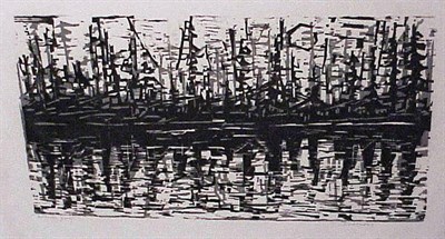 Lot 74 - Werner Drewes NORTHERN SWAMP 1, REFLECTIONS...