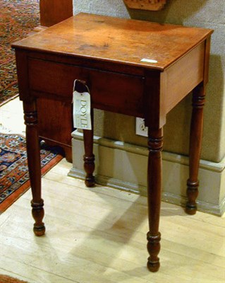 Lot 310 - Late Federal Fruitwood One Drawer Stand 19th...
