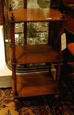 Lot 196 - Classical Mahogany Etagere 19th Century With...