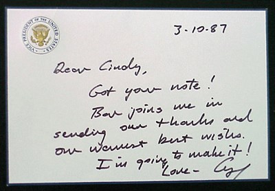 Lot 268 - BUSH, GEORGE Nine autograph notes signed and...