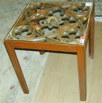 Lot 695 - Pair of Gothic Revival Mahogany Low Tables