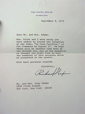 Lot 287 - NIXON, RICHARD Four typed letters signed. 8vo,...