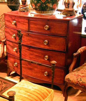 Lot 532 - George III Bow-Front Chest of Drawers