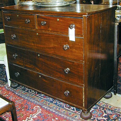 Lot 346 - Regency Mahogany Chest of Drawers