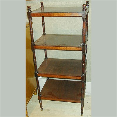 Lot 251 - George III Style Mahogany Etagere