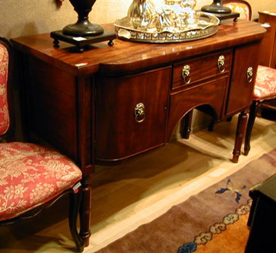Lot 381 - George III Style Mahogany Sideboard