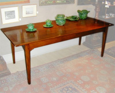 Lot 215 - Provincial Louis XV Style Fruitwood Farm Table