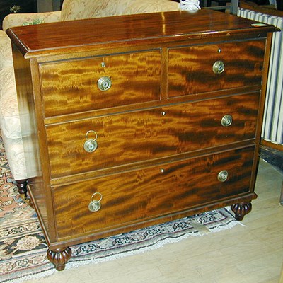 Lot 519 - Regency Mahogany Chest of Drawers