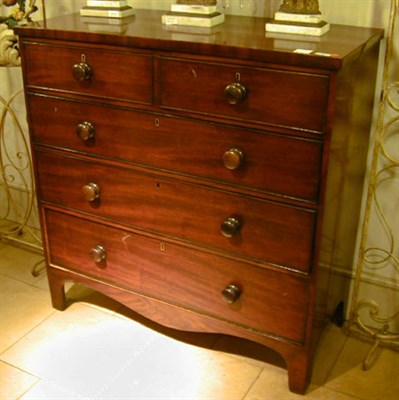 Lot 480 - George III Mahogany Chest of Drawers