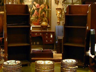 Lot 398 - Pair of George III Style Mahogany Diminutive...