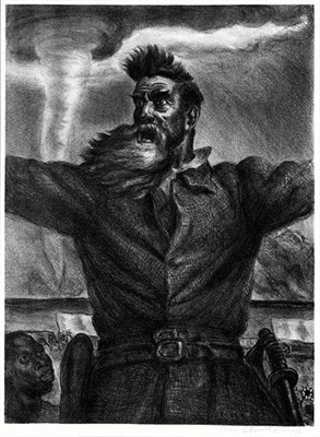 Lot 67 - John Steuart Curry JOHN BROWN (COLE 34)...