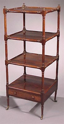 Lot 452 - William IV Rosewood Whatnot Early 19th century...