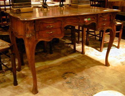 Lot 133 - Italian Rococo Style Walnut Writing Desk