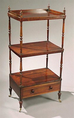 Lot 366 - Late Regency Rosewood Whatnot Early 19th...