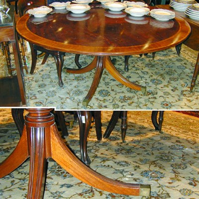 Lot 347 - George III Style Mahogany Breakfast Table