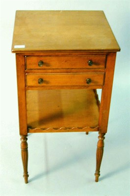 Lot 220 - Federal Fruitwood Work Table Massachusetts,...
