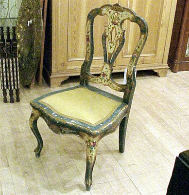 Lot 269 - Pair of Italian Rococo Style Painted Child's...