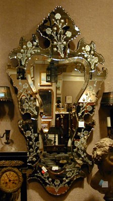 Lot 477 - Venetian Style Cartouche-Form Mirror
