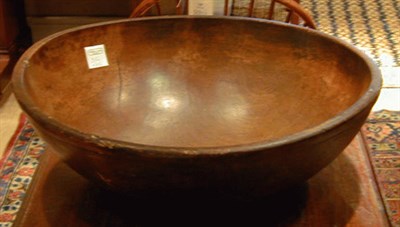 Lot 316 - American Turned Wood Bowl 19th Century...
