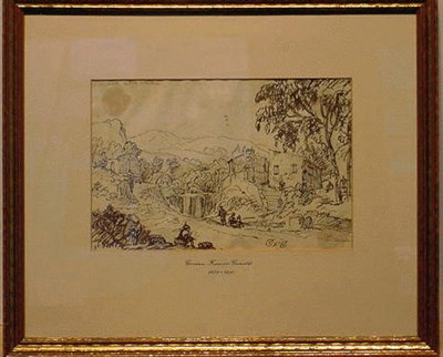 Lot 49 - Attributed to Grimaldi ARTIST SKETCHING BEFORE...