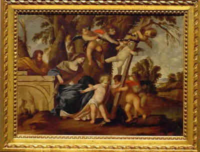 Lot 131 - Attributed to Gerard Hoet HOLY FAMILY WITH...