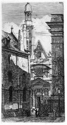 Lot 146 - Charles Meryon SAINT-ETIENNE-DU-MONT (DELTEIL...