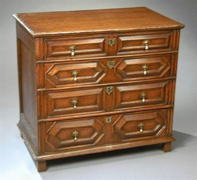 Lot 292 - Charles II Oak Chest of Drawers The...