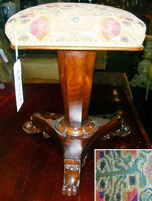 Lot 148 - Victorian Rosewood Piano Stool