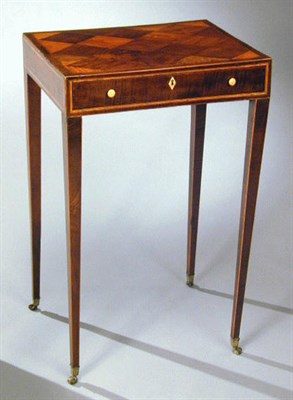 Lot 396 - Regency Specimen Wood and Mahogany Side Table...
