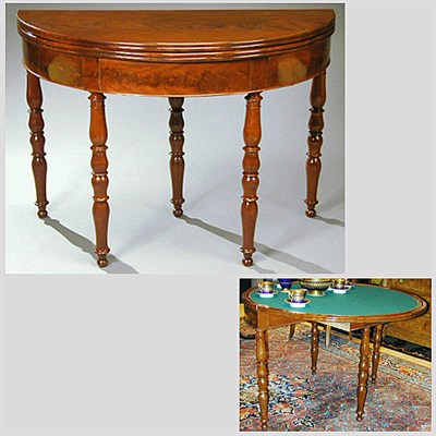 Lot 459 - Restauration Mahogany Games Table Second...