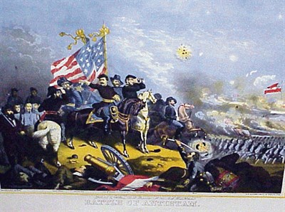 Lot 92 - Max Rosenthal THE BATTLE OF ANTIETAM Color...